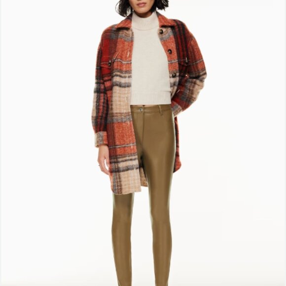 Aritiza Babaton Charm Pleather Pants - Picture 4 of 5